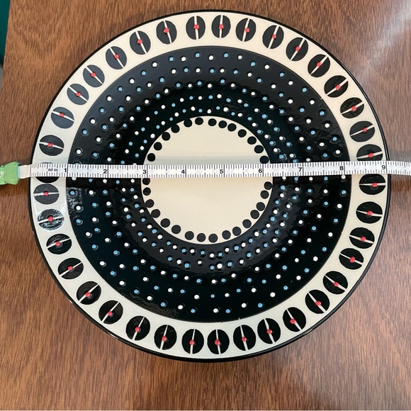 SOLD West Elm Potters Workshop Black Bean 9 Inch Plate Dish Salad Lunch Dinner - Picture 8 of 9